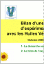 Bilan d'exprimentation