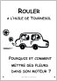 Rouler  l'huile de tournesol