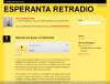 Esperanta retradio, site
