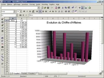 Copie d'cran Calc