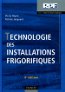 Technologie des installations frigorifiques